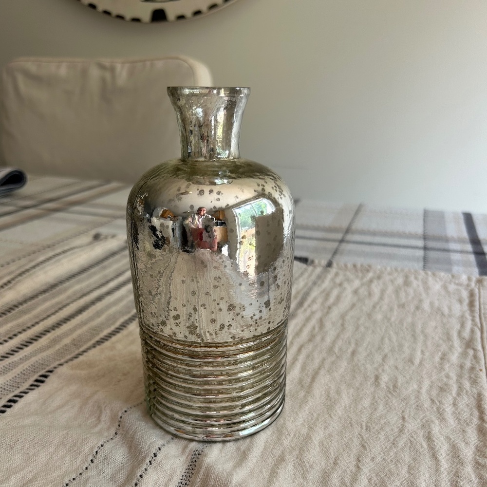 Pottery Barn Mercury Vase, Like New